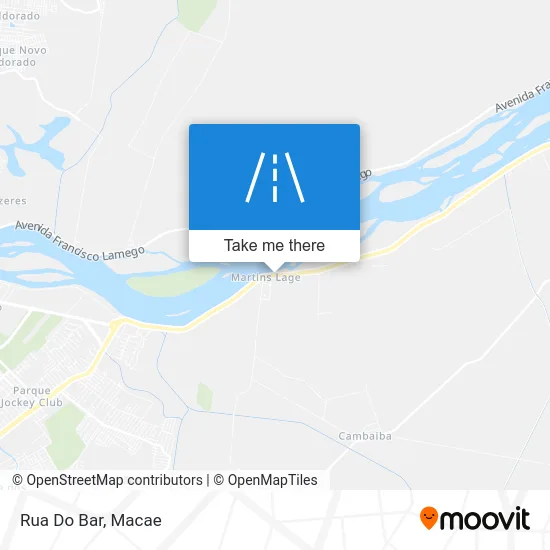 Rua Do Bar map