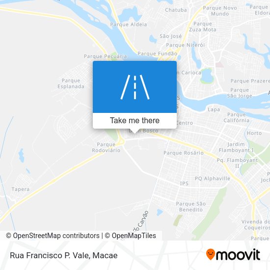 Rua Francisco P. Vale map
