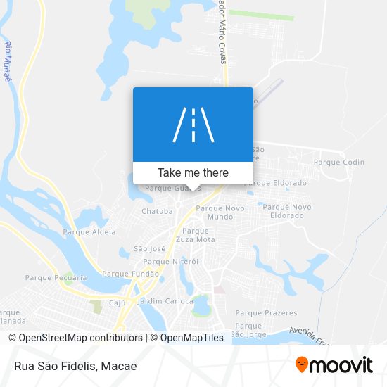 Rua São Fidelis map
