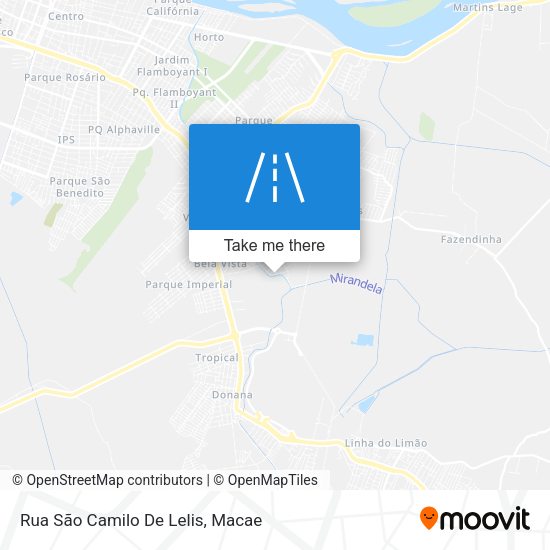 Rua São Camilo De Lelis map