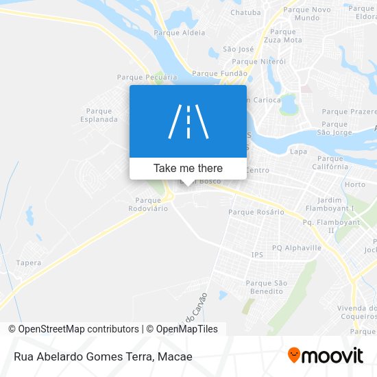 Rua Abelardo Gomes Terra map