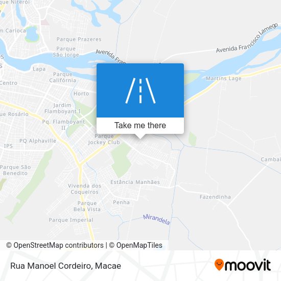 Rua Manoel Cordeiro map