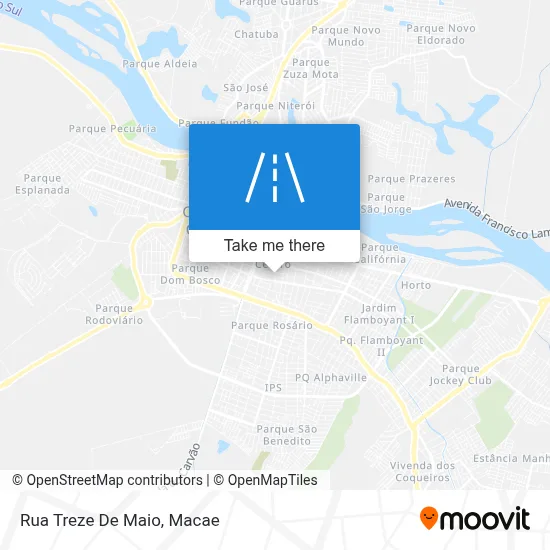 Rua Treze De Maio map