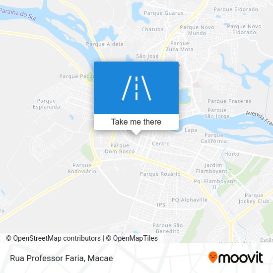 Rua Professor Faria map