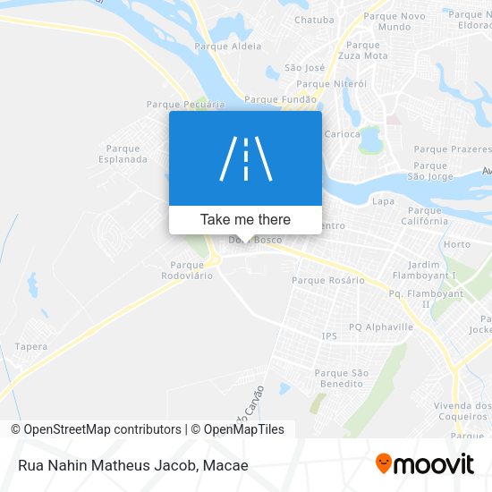 Rua Nahin Matheus Jacob map