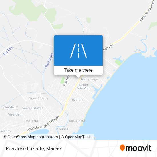 Rua José Luzente map
