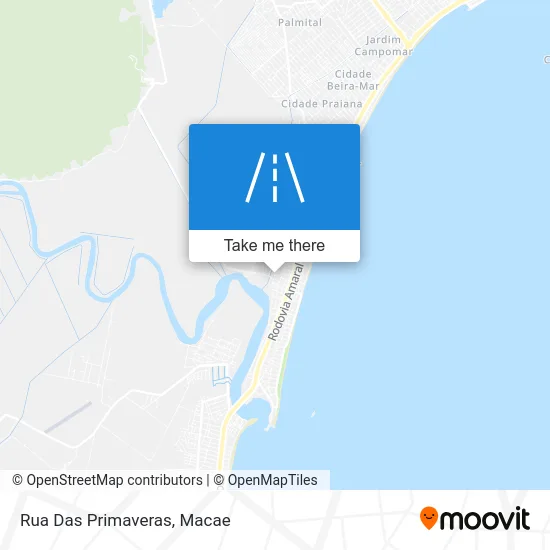 Rua Das Primaveras map