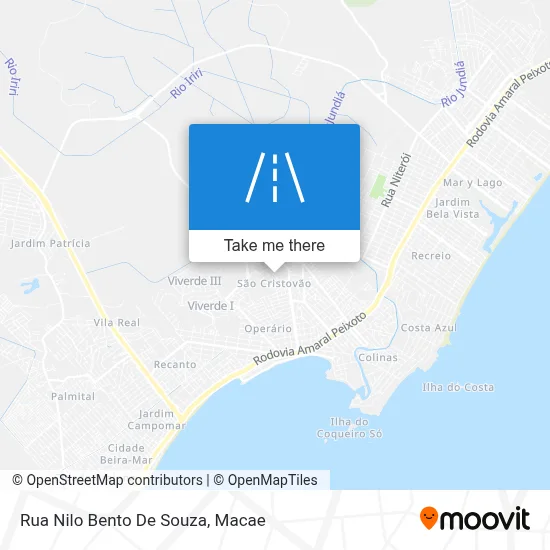 Rua Nilo Bento De Souza map