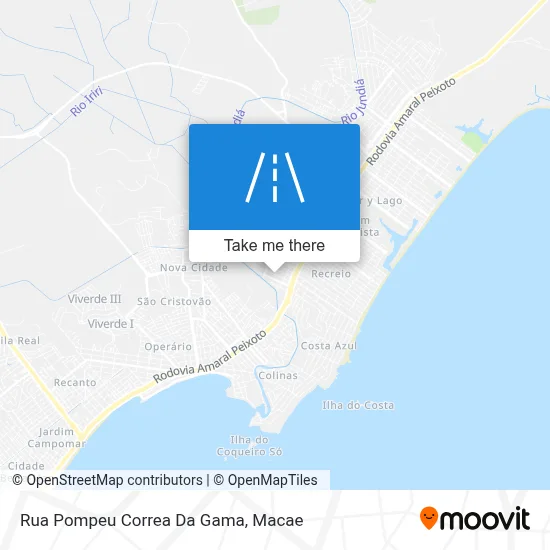 Rua Pompeu Correa Da Gama map