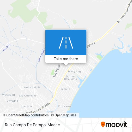 Rua Campo De Pampo map