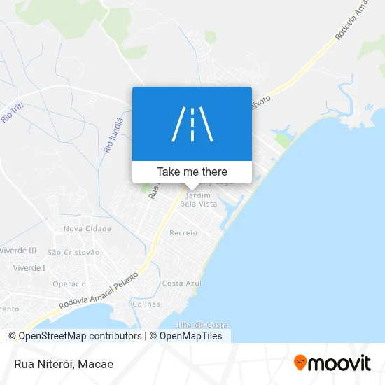 Rua Niterói map