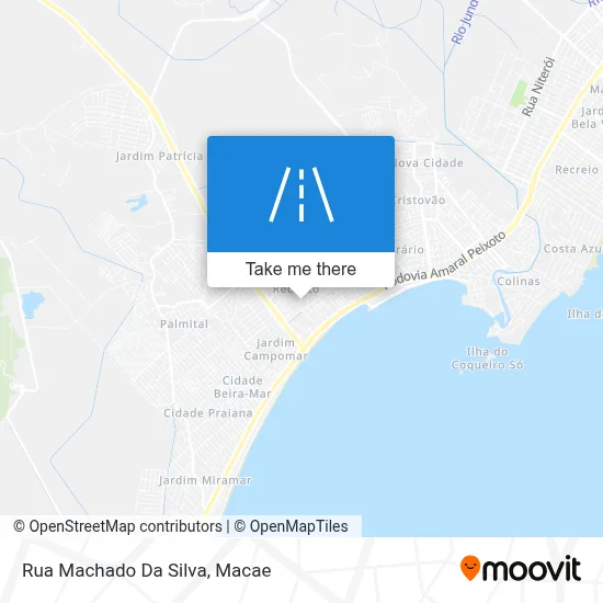 Rua Machado Da Silva map
