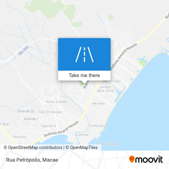 Rua Petrópolis map