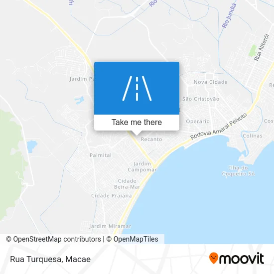 Rua Turquesa map
