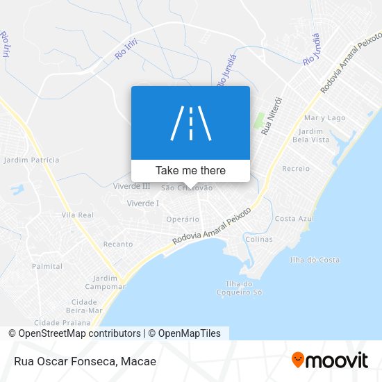 Rua Oscar Fonseca map