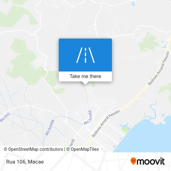 Rua 106 map