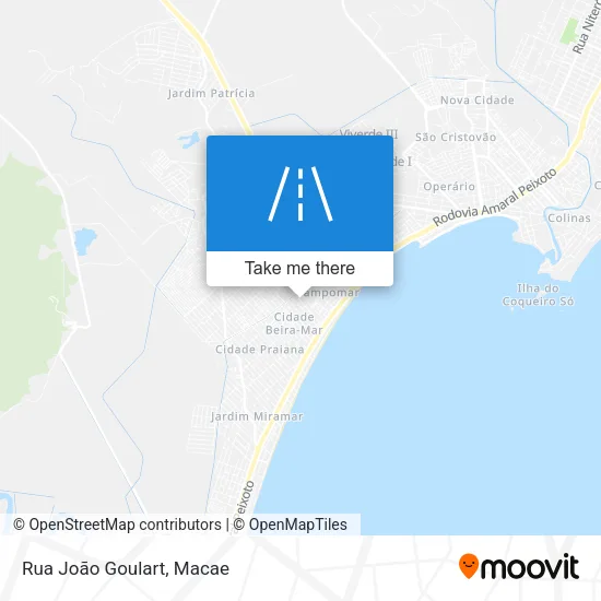 Rua João Goulart map