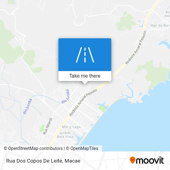 Rua Dos Copos De Leite map