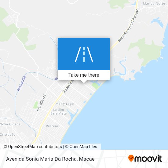 Avenida Sonia Maria Da Rocha map