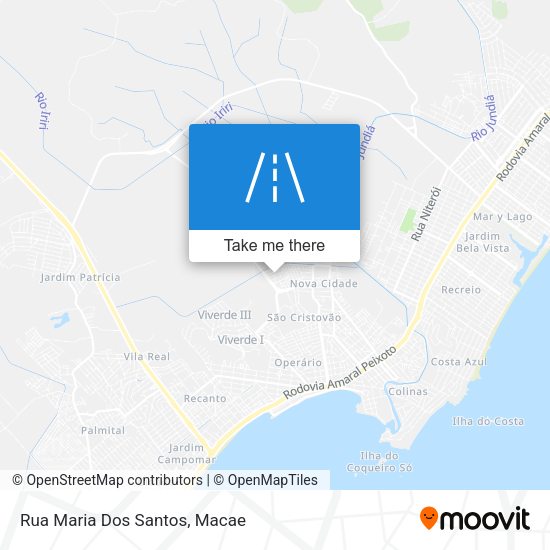 Rua Maria Dos Santos map
