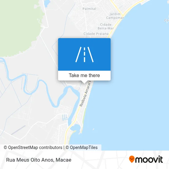 Rua Meus Oito Anos map