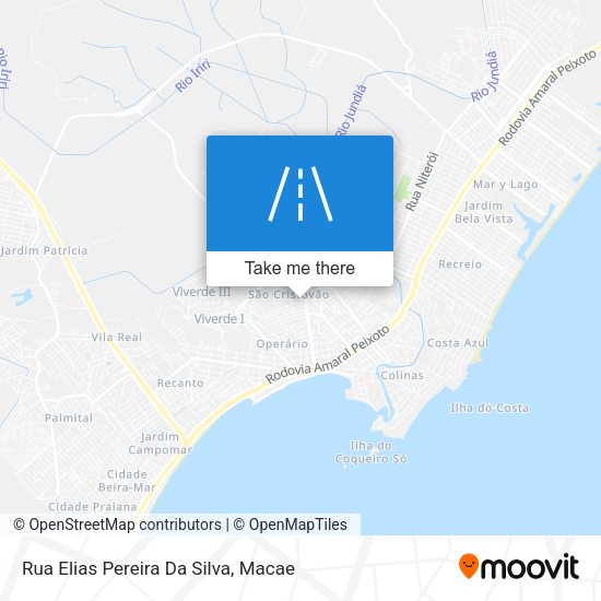 Rua Elias Pereira Da Silva map