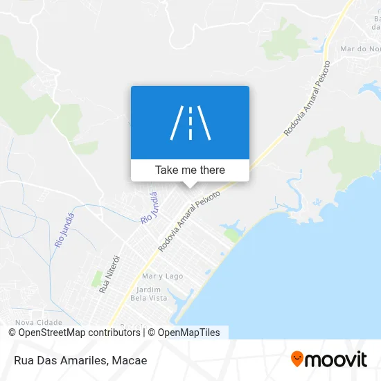 Rua Das Amariles map
