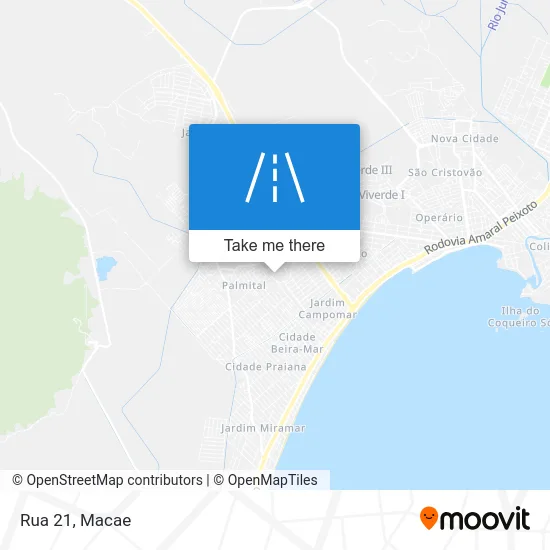 Rua 21 map