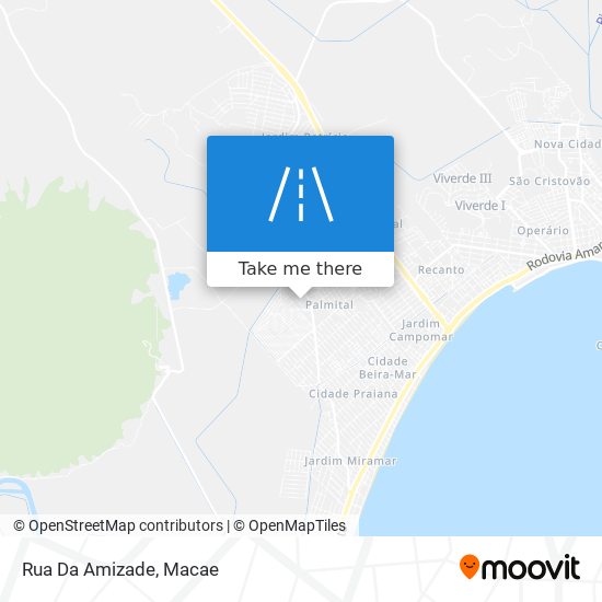 Rua Da Amizade map