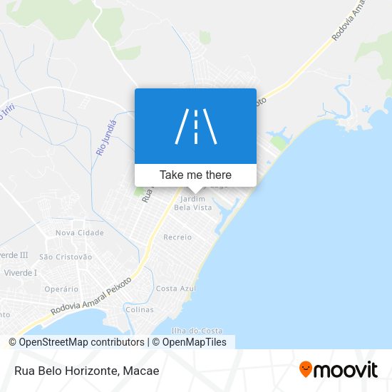 Rua Belo Horizonte map