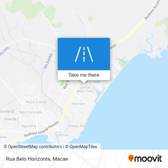 Rua Belo Horizonte map