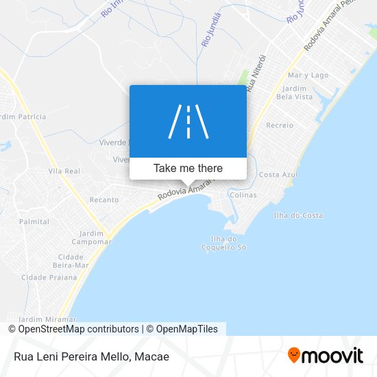 Rua Leni Pereira Mello map