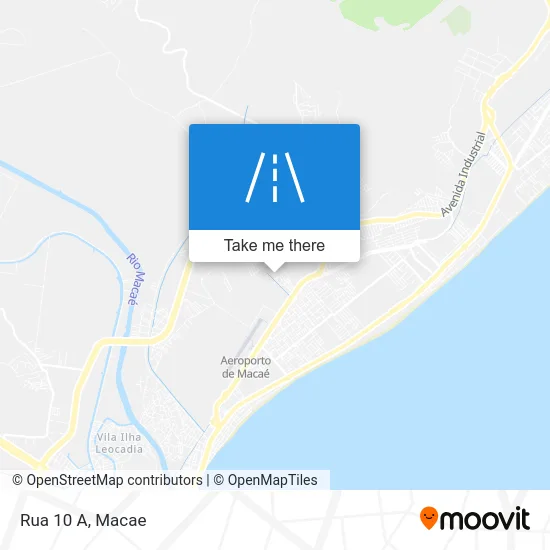 Rua 10 A map