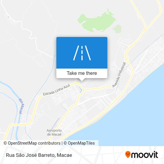 Rua São José Barreto map