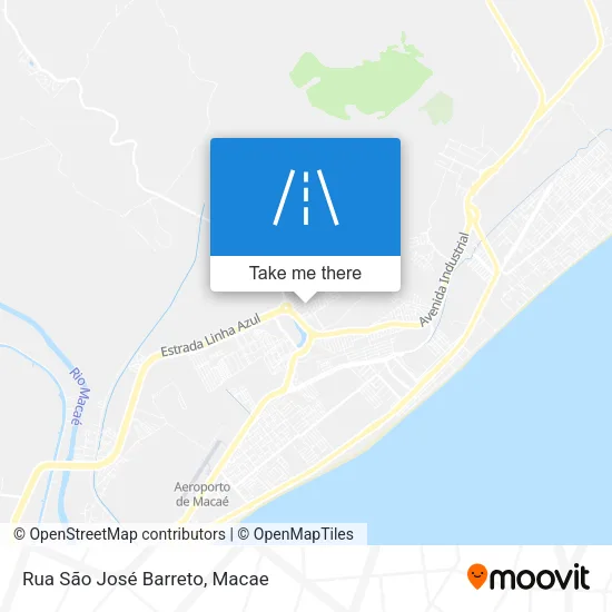 Rua São José Barreto map