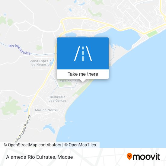 Alameda Rio Eufrates map