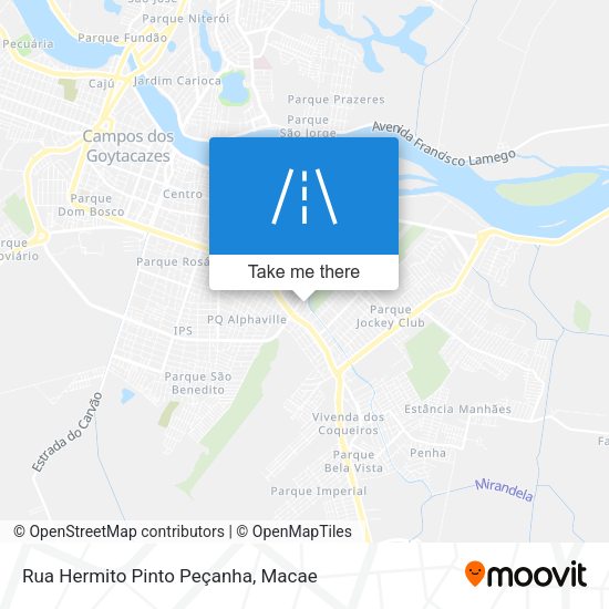 Rua Hermito Pinto Peçanha map
