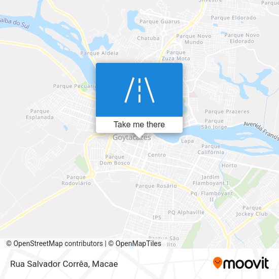 Rua Salvador Corrêa map