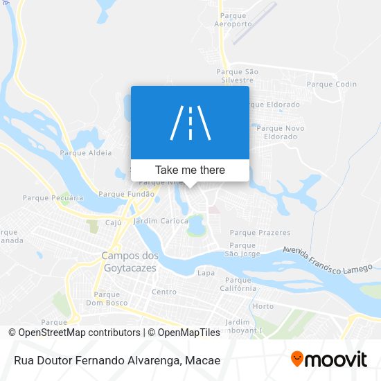 Rua Doutor Fernando Alvarenga map