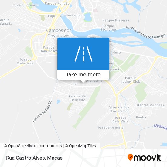 Rua Castro Alves map