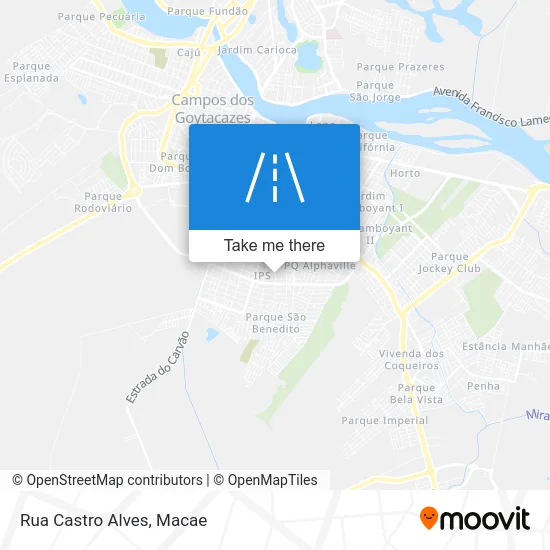 Rua Castro Alves map