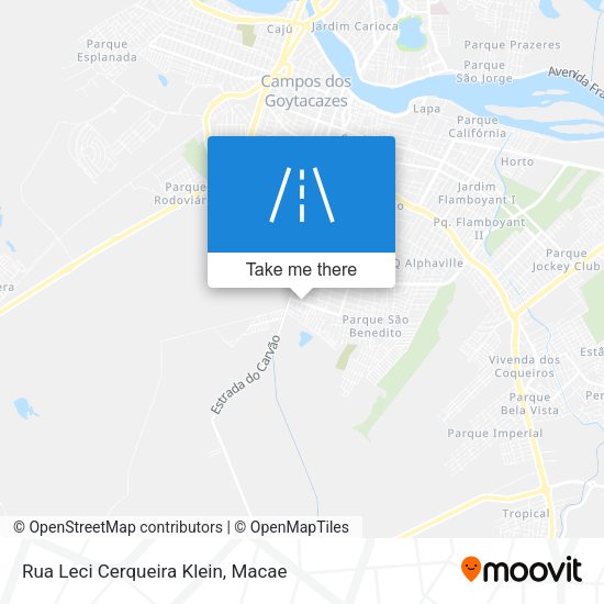 Rua Leci Cerqueira Klein map