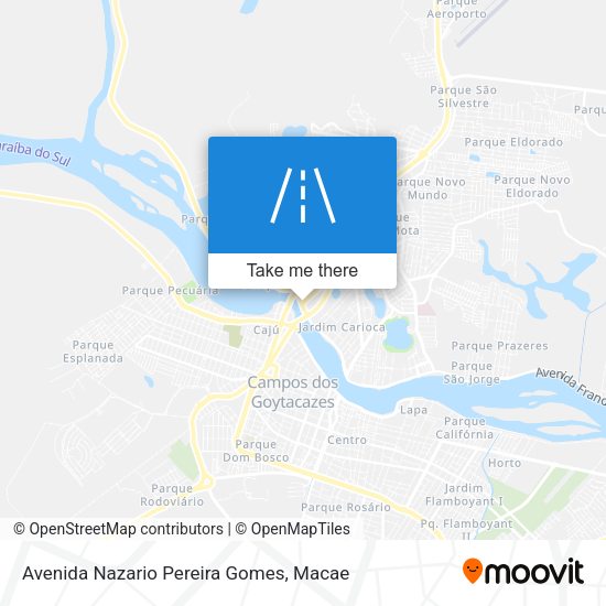 Avenida Nazario Pereira Gomes map
