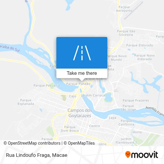 Rua Lindoufo Fraga map