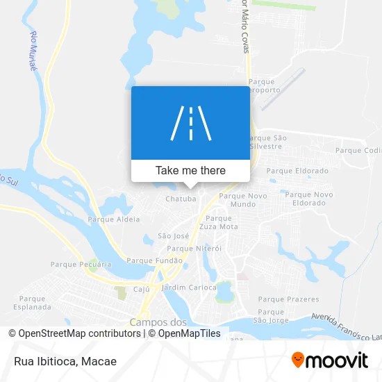 Rua Ibitioca map