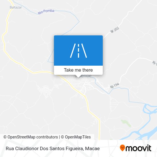 Rua Claudionor Dos Santos Figueira map