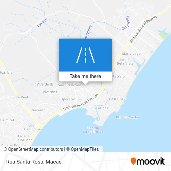 Rua Santa Rosa map