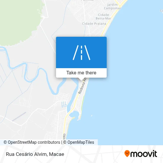 Rua Cesário Alvim map