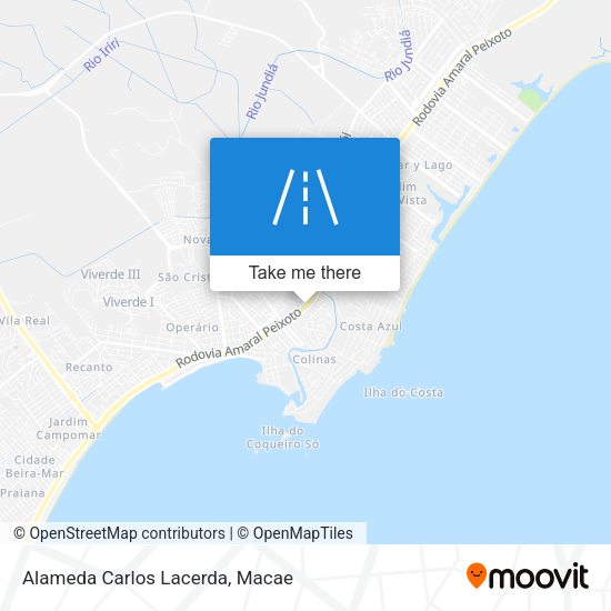 Alameda Carlos Lacerda map