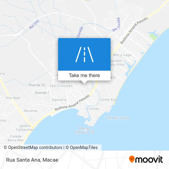 Rua Santa Ana map